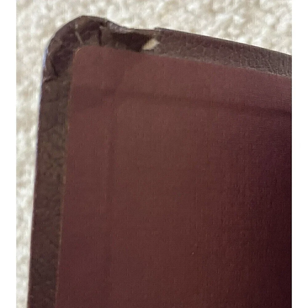 Holy Bible KJV Concordance Words of Christ in Red Regency Leather 1972 Gold Page